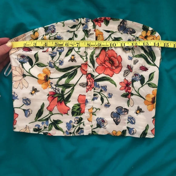 EUC Hollister Floral Tube Top Size M 🌼🌸🏵️ - Picture 7 of 9